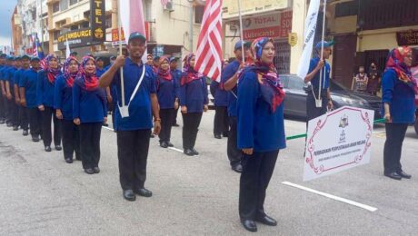 Raptai penuh perarakan Sambutan Hari Kebangsaan 2023 peringkat negeri Melaka 3