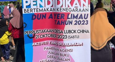 Aktiviti-aktiviti yang dijalankan semasa Karnival Pendidikan Bertemakan Kenegaraan dan Jom Santai@Perpustakaan Desa Lubok China