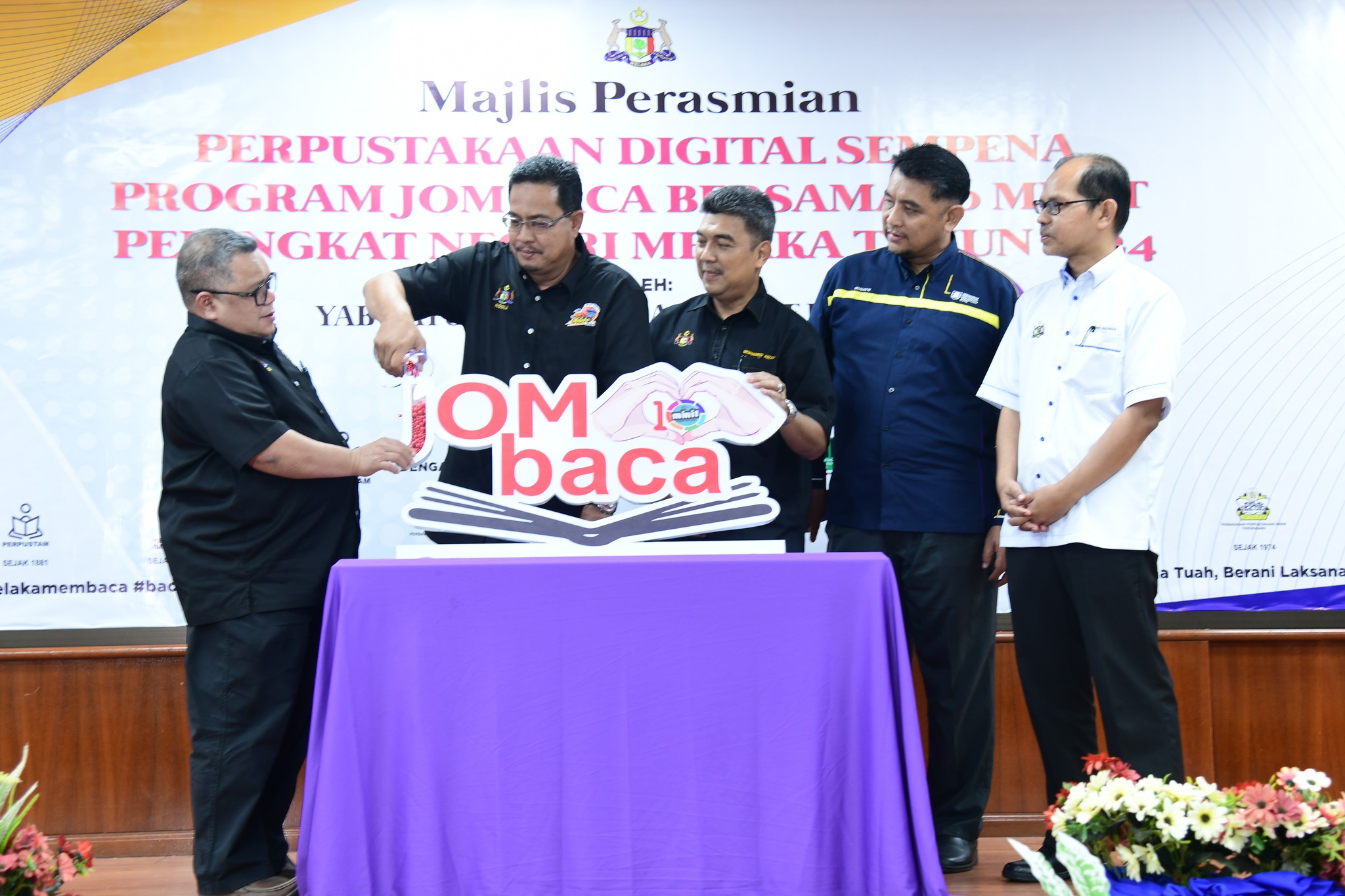 Majlis Perasmian Perpustakaan Digital Bersempena Program Jom Baca Bersama 10 Minit Peringkat Negeri Melaka Tahun 2024 2