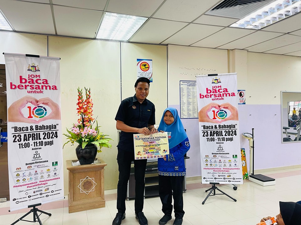 Pertandingan Mewarna Tahap 2 Sempena Program Jom Baca Bersama 10 Minit Peringkat Negeri Melaka Tahun 2024 2