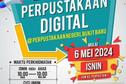 PERPUSTAKAAN DIGITAL DIBUKA!