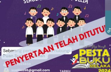 Penyertaan Pertandingan Sempena PESTA BUKU MELAKA 2024 telah ditutup1