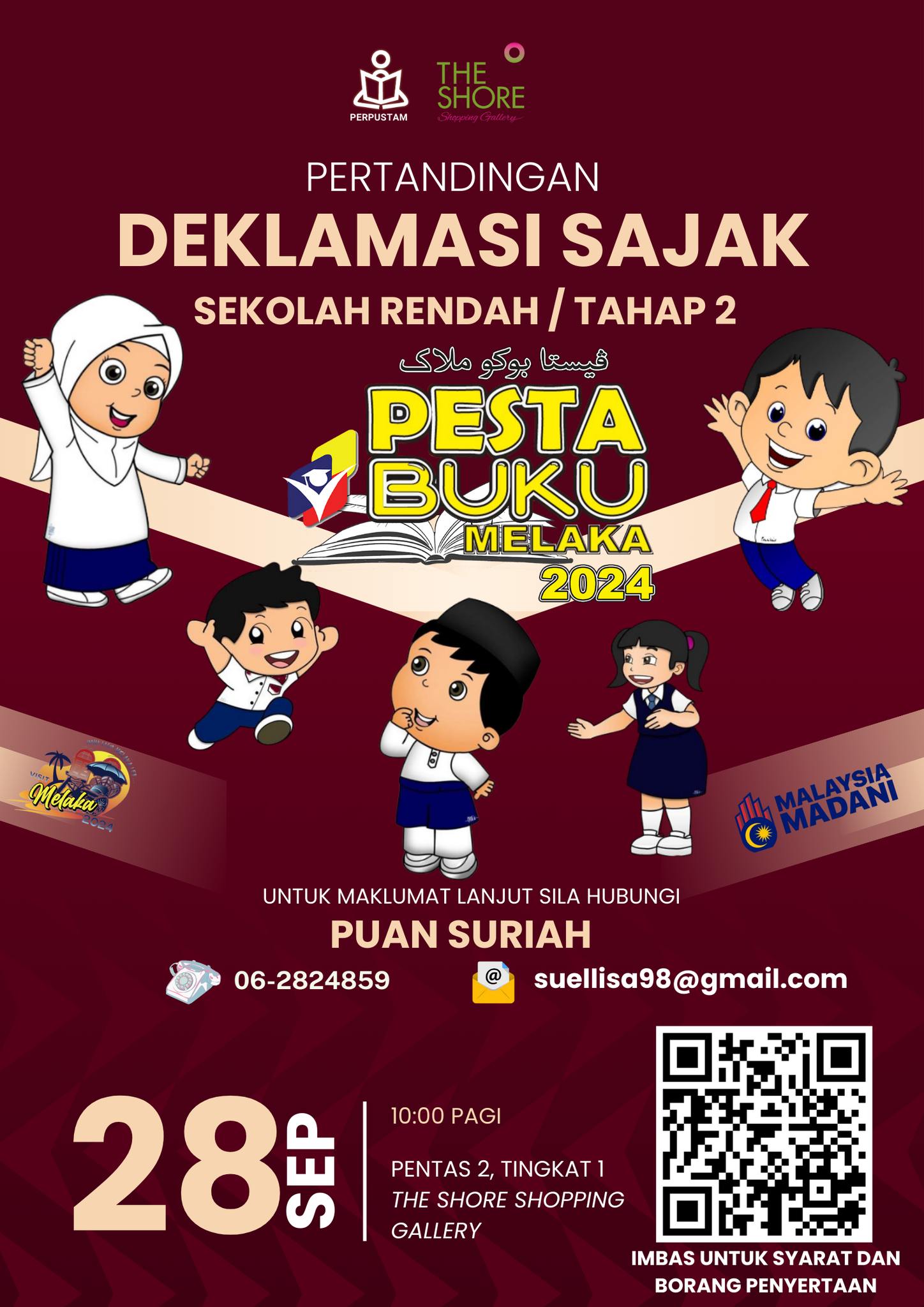 Aktiviti Pesta Buku Melaka 20248