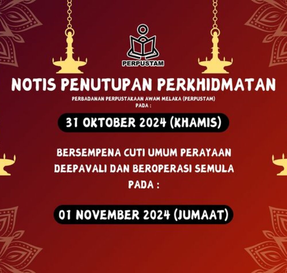 NOTIS PENUTUPAN PERKHIDMATAN PERPUSTAKAAN