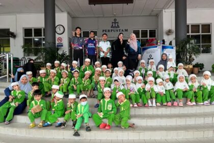 Kedatangan adik-adik dari Pasti Little Ameer Taman Peringgit Jaya