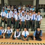 Pelajar-pelajar pendidikan khas SMK Ayer Molek mengunjungi PERPUSTAM