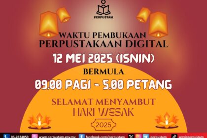 Perpustakaan Digital Melaka pada Hari Wesak