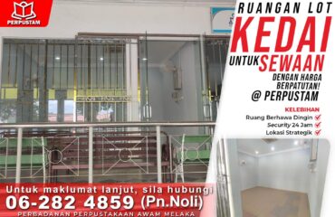 LOT KEDAI UNTUK DISEWA