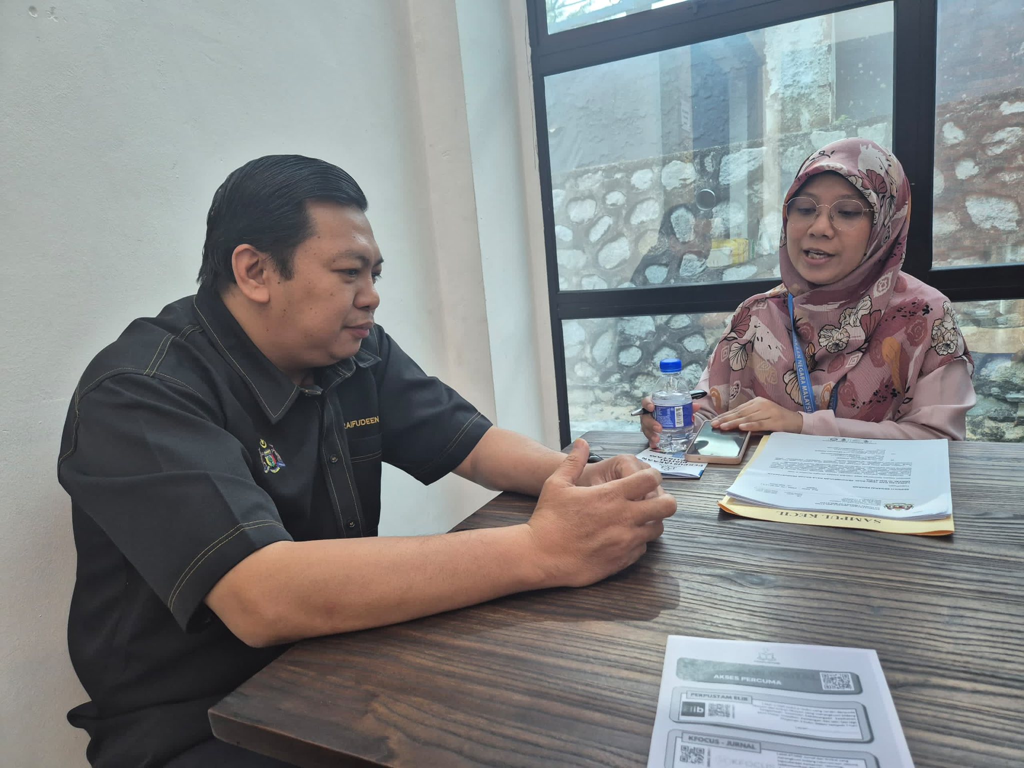 Lawatan & Temu Bual oleh PNM di PERPUSTAM