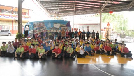 BENGKEL LITERASI MAKLUMAT DAN PAMERAN PERPUSTAKAAN DI SJKC PAY CHEE, PULAU SEBANG