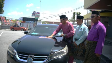 Pelancaran kempen kibar jalur gemilang bagi menyemarakkan bulan kemerdekaan yang ke - 68