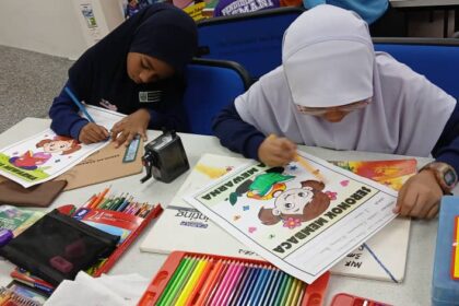 Pertandingan Mewarna Keluarga Madani Pelajar Tahap 1