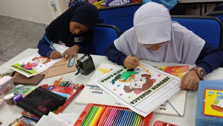 Pertandingan Mewarna Keluarga Madani Pelajar Tahap 1