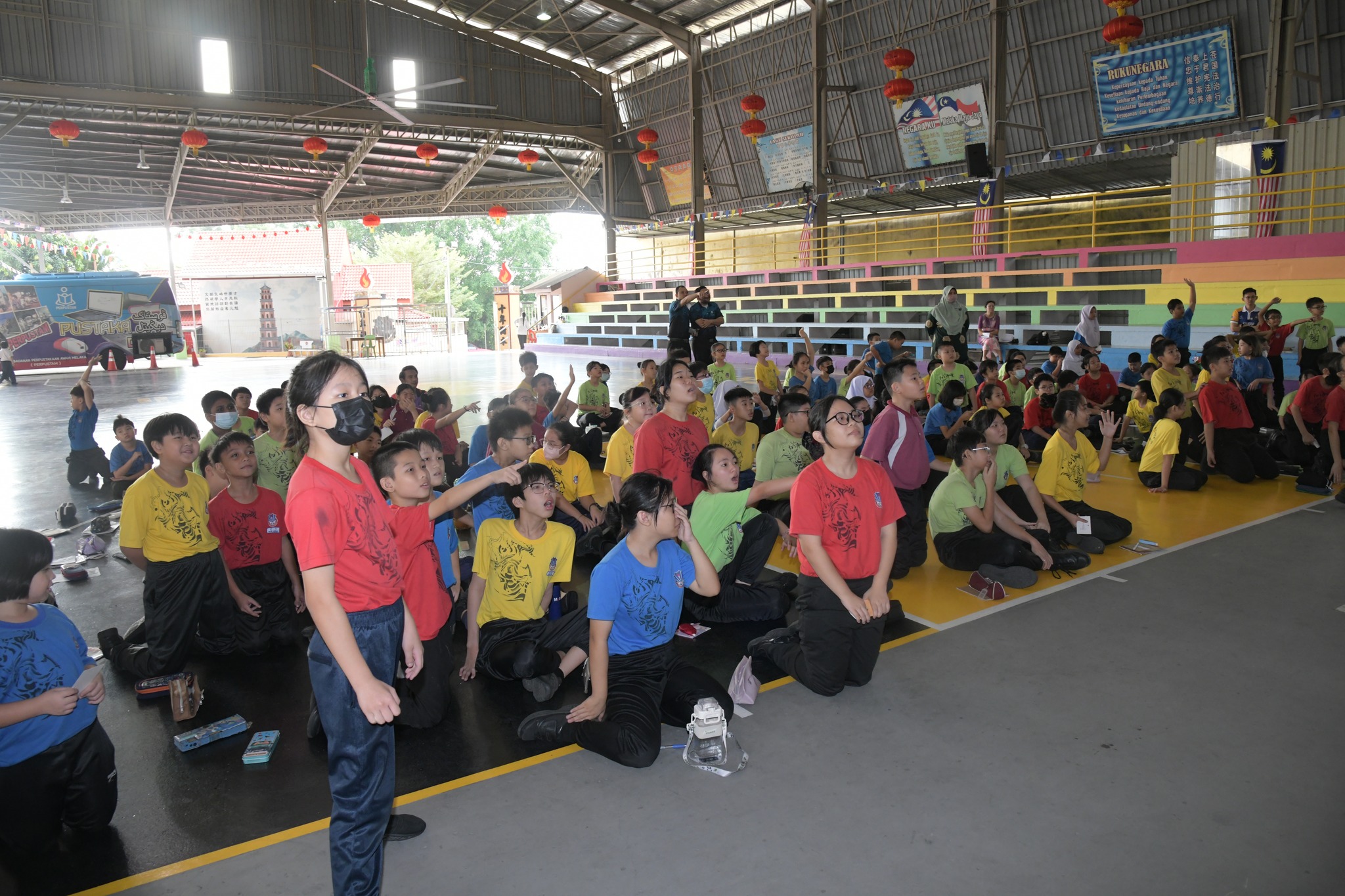 BENGKEL LITERASI MAKLUMAT DAN PAMERAN PERPUSTAKAAN DI SJKC PAY CHEE, PULAU SEBANG
