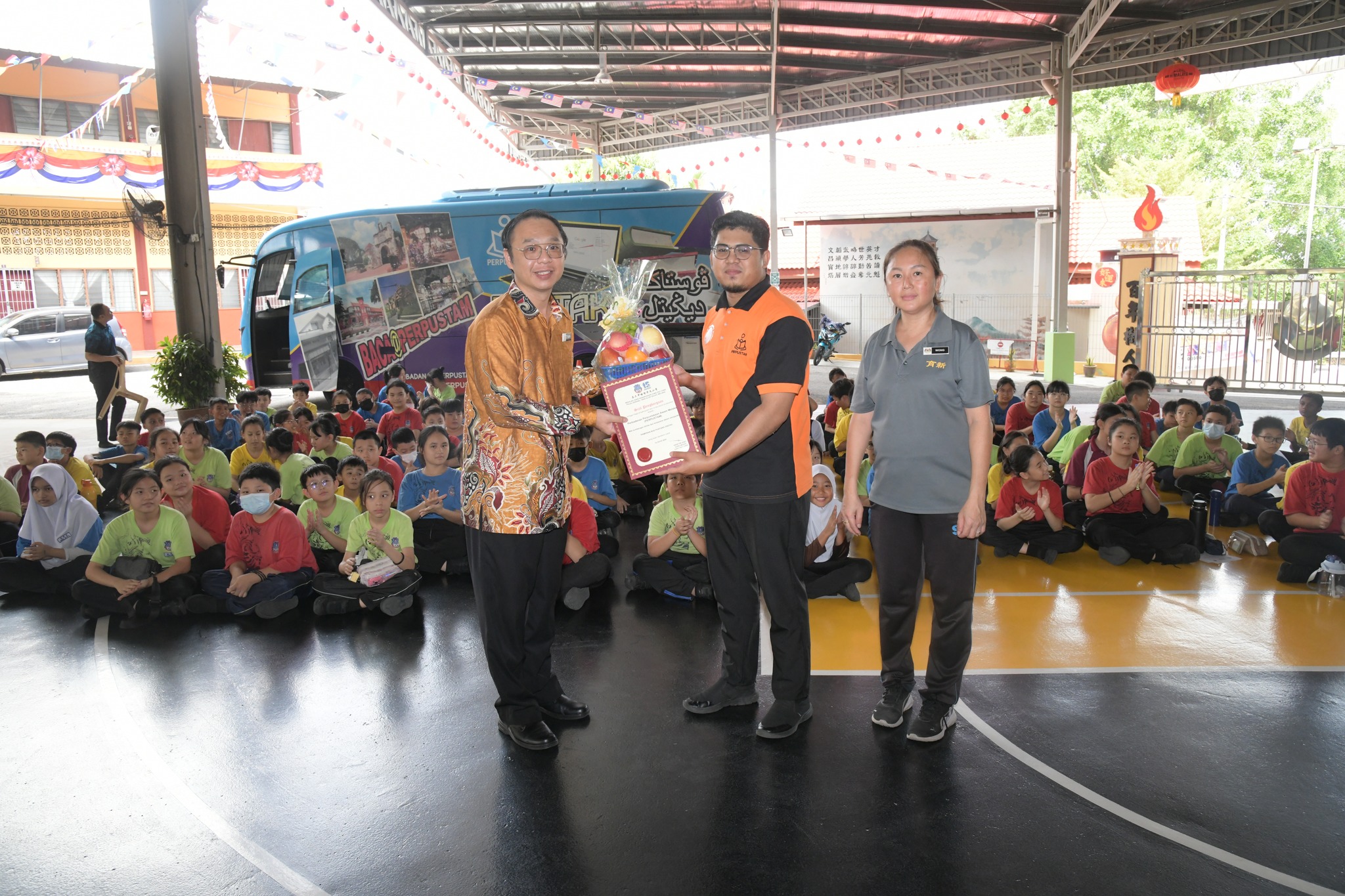 BENGKEL LITERASI MAKLUMAT DAN PAMERAN PERPUSTAKAAN DI SJKC PAY CHEE, PULAU SEBANG