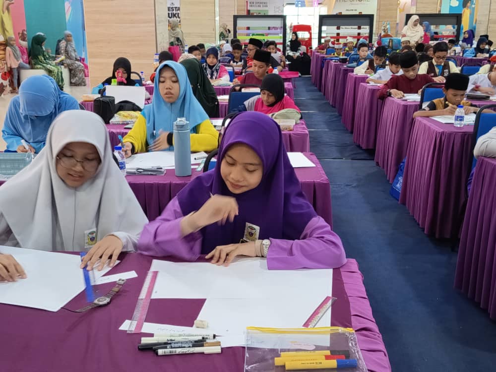 Pertandingan Tulisan Khat Kategori Sekolah Rendah / Tahap 2.