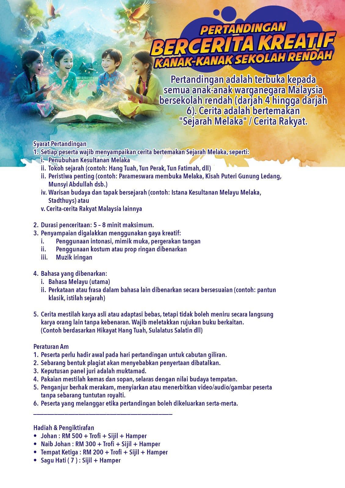 HEBAHAN PERTANDINGAN BERCERITA