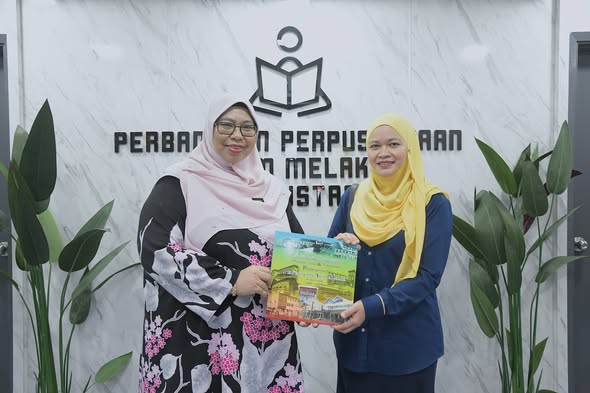 Lawatan Penanda Aras Politeknik Merlimau Melaka ke PERPUSTAM