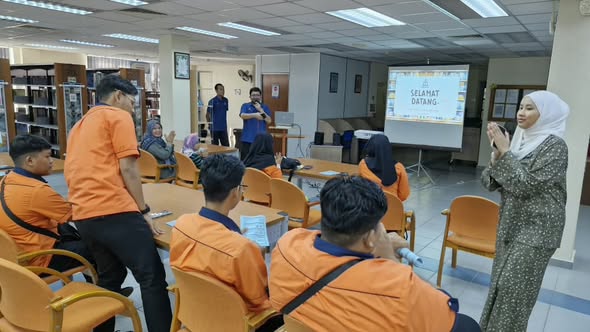 Lawatan Pendidikan & Perkongsian Ilmu Kolej Vokasional Kuala Krai Ke Perpustam
