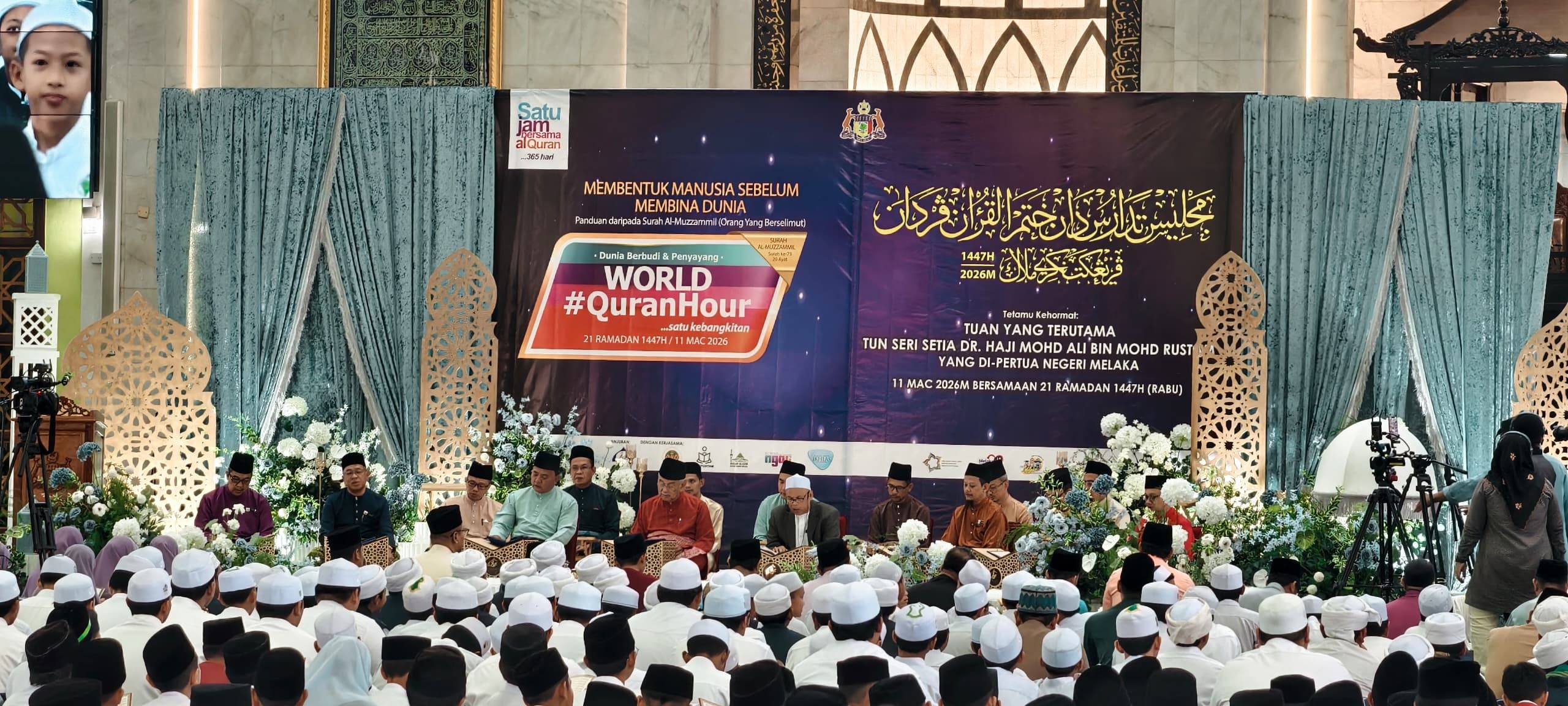 Majlis Tadarus dan Khatam Al-Quran Perdana Sempena World Quran Hour