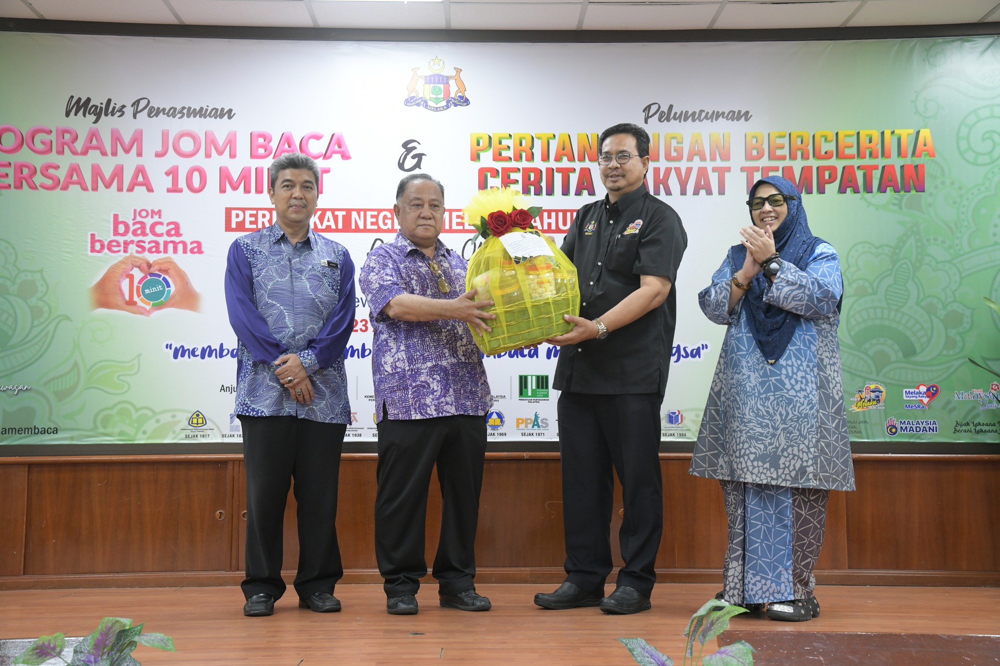 Majlis Perasmian Program Jom Baca Bersama 10 Minit Peringkat Negeri Melaka Tahun 2026
