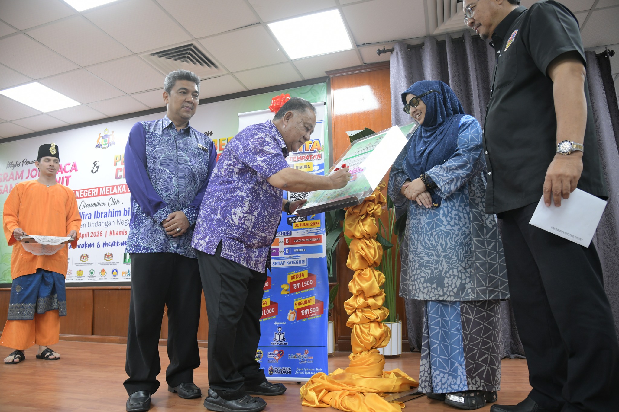Majlis Perasmian Program Jom Baca Bersama 10 Minit Peringkat Negeri Melaka Tahun 2026