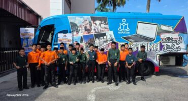 Bas Bergerak Digital PERPUSTAM telah “mendarat” di SM Tahfiz Al Quran (JAIM) Al-Abqari