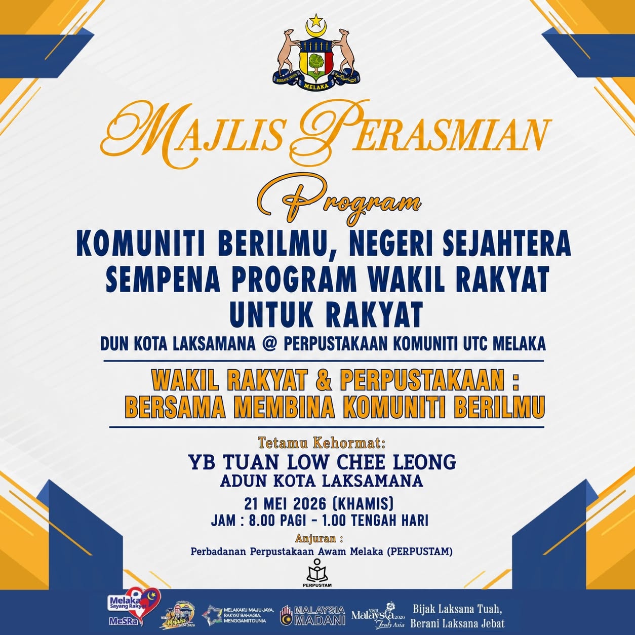 Majlis Perasmian Program Komuniti Berilmu