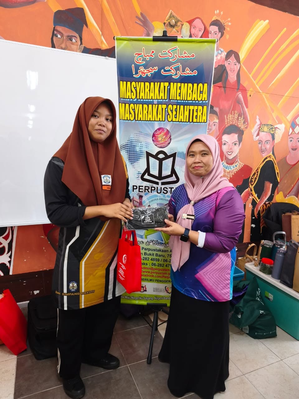 Pameran Sempena Minggu ANTIDADAH dan Kerjaya Di SMK Simpang Bekoh, Jasin
