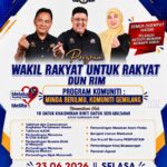 Program Komuniti: Minda Berilmu, Komuniti Gemilang sempena Program Wakil Rakyat Untuk Rakyat (WRUR) Dun Rim